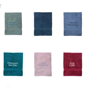Broderade handdukar – Presenter med brodyr Broderade handdukar - Presenter med brodyr