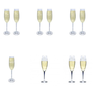Champagneglas – Bröllopspresent till brudparet Champagneglas - Bröllopspresent till brudparet
