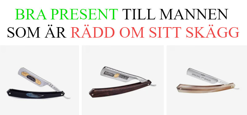 Present till män - Rakkniv tips