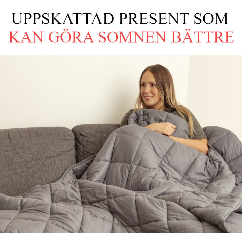 Tyngdtäcke - Julklappar som kan göra sömnen bättre