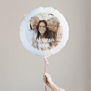Personlig ballong med egen bild och text tips festligt tillbehör