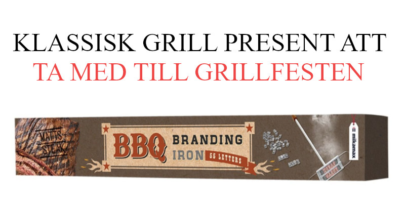 Grillpresent - Klassisk present att ta med till grillfest