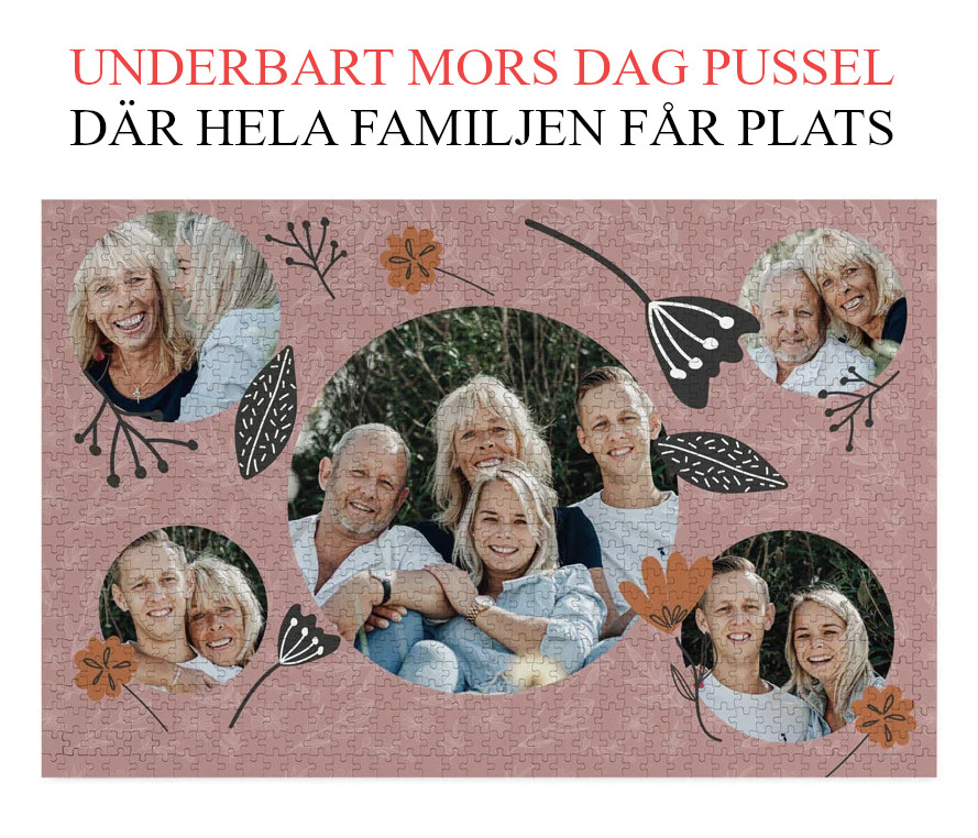 Mors dag pussel - Morsdagspresent