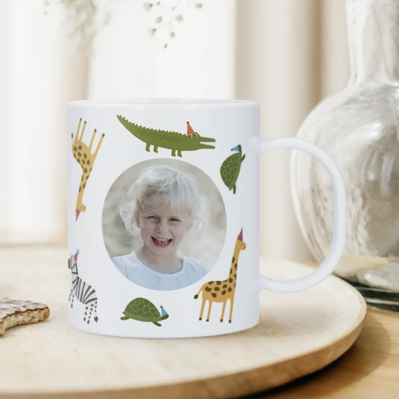 Present till barn – Mugg i plast med egen bild Present till barn - Mugg i plast med egen bild