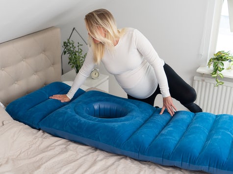Uppblåsbar madrass - Bra present till gravid