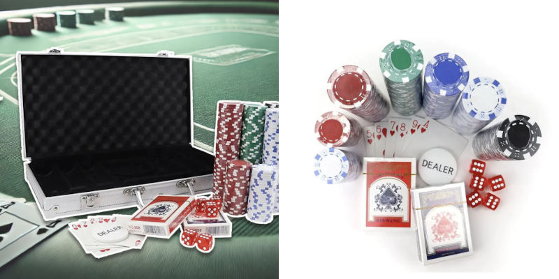 Upptäck spel presenter för kompisgänget - Komplett pokerset