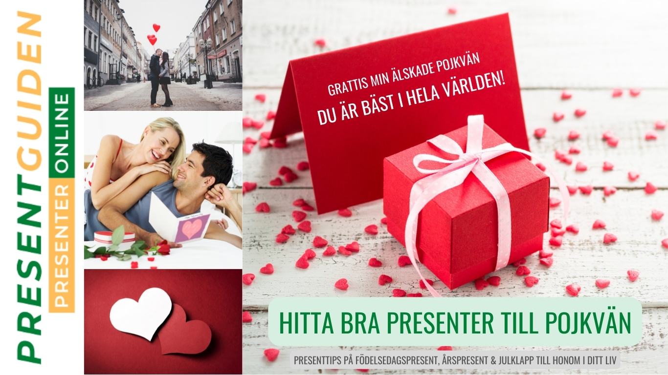 Present till pojkvän - Presenttips på födelsedagspresent, årspresent och julklappar 2022