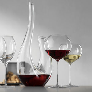Vinkaraff med gravyr - Graverade glas - 50 års present till man & kvinna