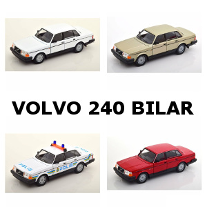 Leksaksbilar - Volvo 240 modellbilar - Presenttips