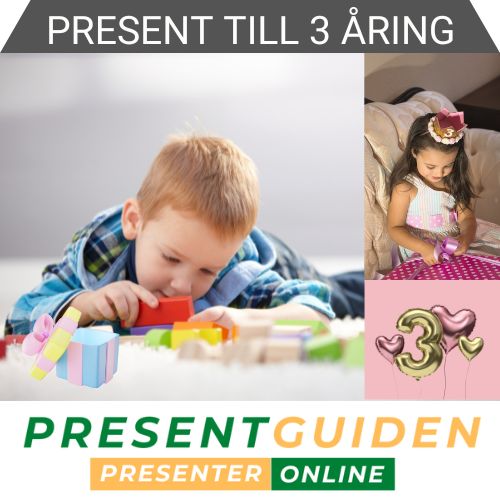 Present & Julklapp till 3 åring