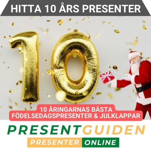 10 års present - Julklappar & presenter till 10 åring