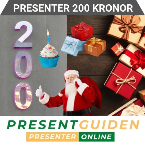 Presenter & julklappar 200 kronor