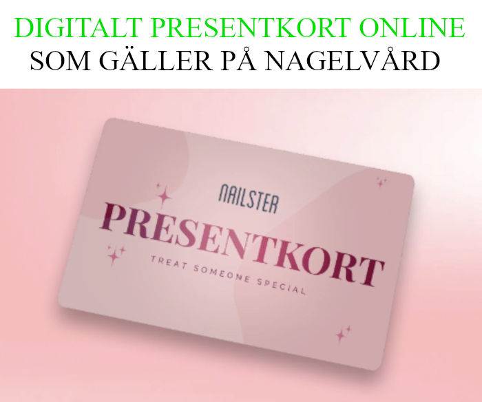 Digitala presentkort - Värdebebis på nagelvård online