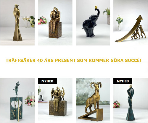 40 års present - Skulpturer