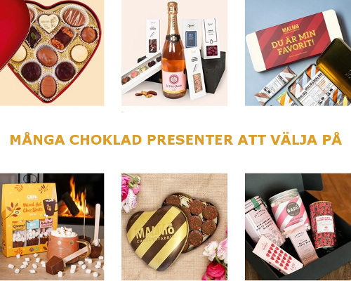 Choklad presenter - Varm choklad present & chokladaskar
