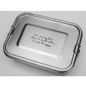 Personliga presenter - Lunchbox med gravyr - Presenttips