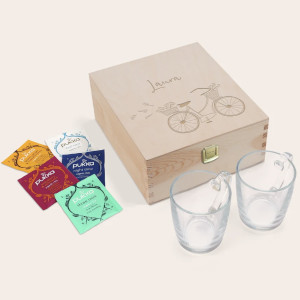 Te present - Personlig tebox med gravyr