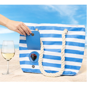 Vin present - Bag in box strandväska - Presenttips till vinälskare
