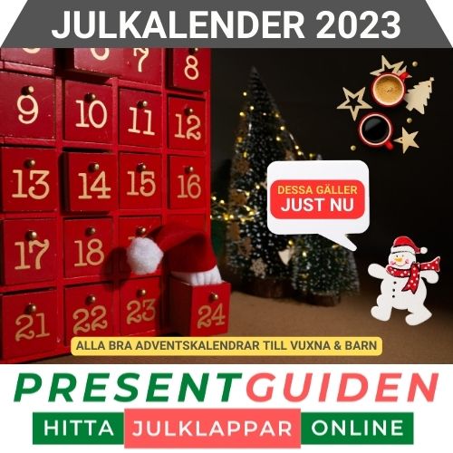 Julkalender 2023 - Tips på adventskalendrar för vuxna & barn