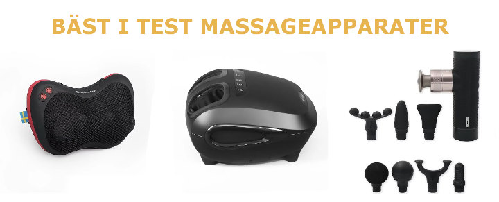 Massageapparat - Kvalitativa massagemaskiner - Bäst i test