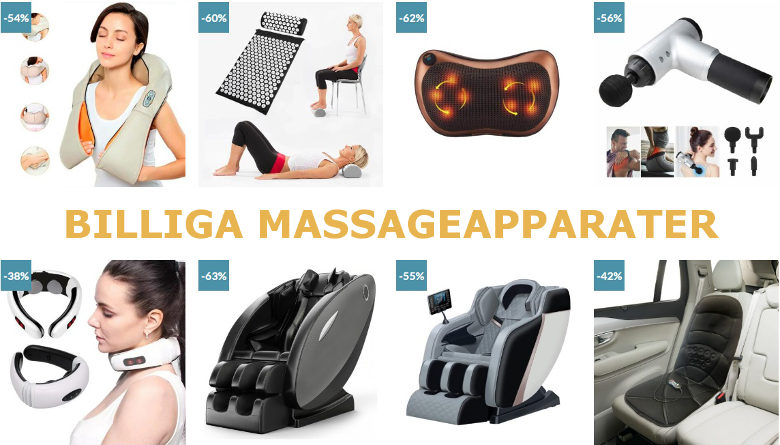 Massageapparater - Billiga massage maskiner på nätet