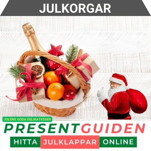 Julkorg - Skicka julkorgar med delikatesser - Till anställda, familj & vänner