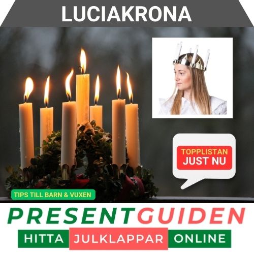 Luciakrona - Till barn & vuxen