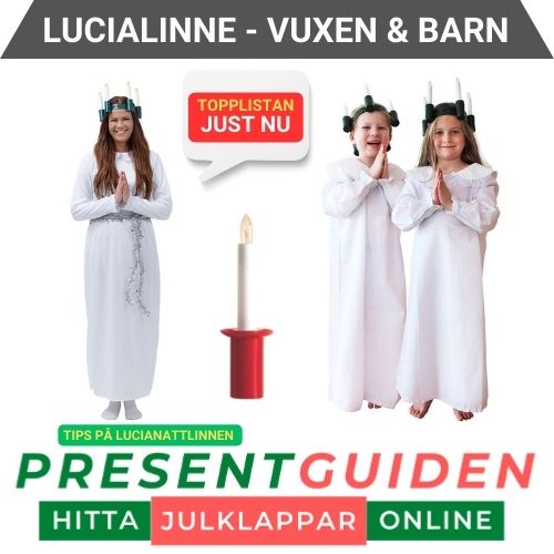 Lucialinne - Hitta lucianattlinnen till vuxen & barn