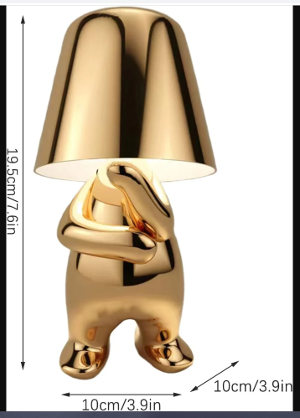 Golden lamp - Inredning present - Mått think light
