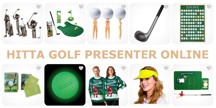 Golf presenter - Presenttips på bra födelsedagspresenter & julklappar till golfare
