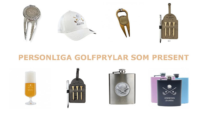 Personliga golfprylar - Present till golfspelare