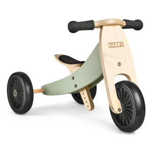 Trehjuling present med namn - Julklappstips barn 18 till 36 månader