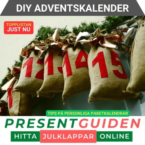 DIY adventskalender - Bästa julkalendern gör du själv - Personlig paketkalender