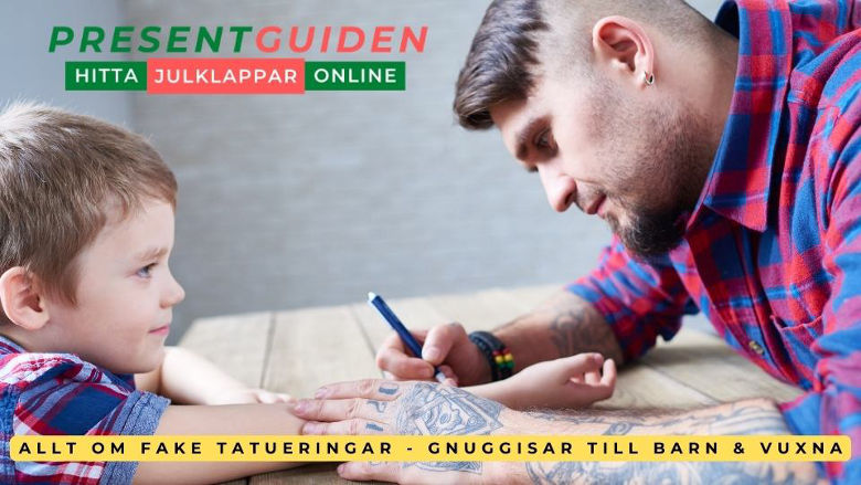 Gnuggisar - Guide till fake tattoo - Låtsastatuering som present