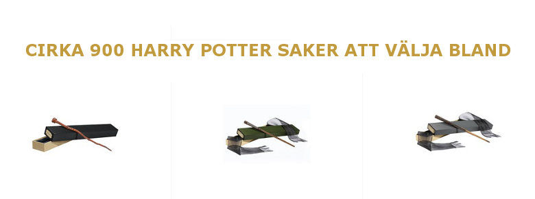 Harry Potter saker - Stort utbud av alla slags produkter - Hitta Harry Potter presenter och julklappar på nätet
