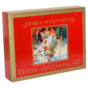 Jenny Nyström chokladask - Jul choklad - Julklappstips