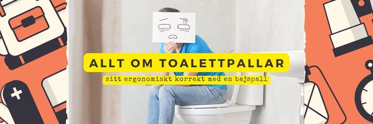 Toalettpall - Stor guide med information om bajspallar för att sitta ergonomiskt korrekt på toaletten