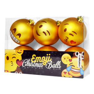Emoji julgranpynt - Roliga julklappar 150 kr