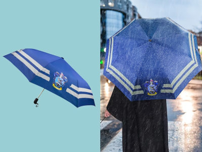Harry potter prylar - Blått paraply - Presenttips 300 kr