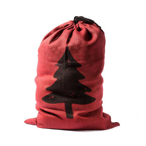 Julklappssäck - Röd tomtesäck