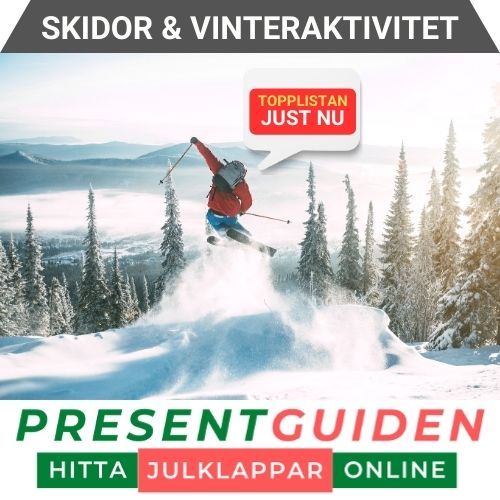 Presenter - Skidor och vinteraktivitet