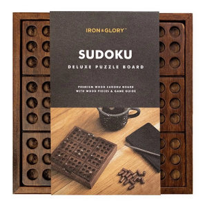 Sudoku spel i trä - Presenter