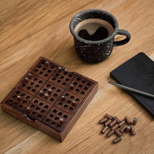 Sudoku spel i trä - Pussel present