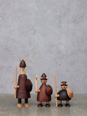 Träfigurer - Vikingar - Presenter & julklappar