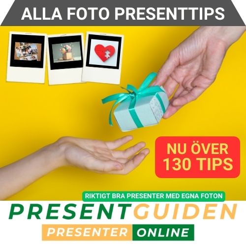 Alla tips på foto present - Presenttips utvalda av presentexperterna från Sveriges främsta Presentguiden.se