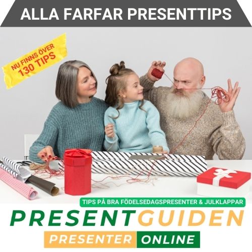 Farfar presenttips & julklappstips - Tips på bra julklappar - Utvalda av julklappsexperter från Presentguiden.se