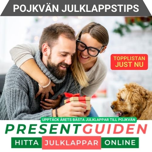 Pojkvän julklappstips - Tips på bra julklappar till pojkvän - Utvalda av julklappsexperter på Presentguiden.se