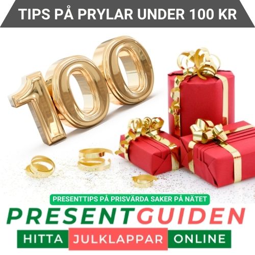Present 100 kr - Alla tips på saker under 100 kr - Presenttips & julklappstips utvalda av presentexperter från Presentguiden.se