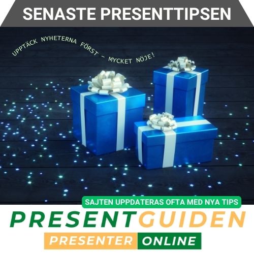 Presenttips - Nyheter på aktuella presenter just nu - Utvalda av presentexperterna på Presentguiden.se