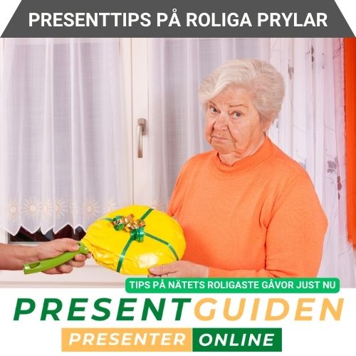 Roliga presenter - Alla tips på roliga prylar - Presenttips utvalda av presentexperter från Presentguiden.se